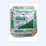 China Factory PP Woven Valve Empty Cement Bag with Square Bottom Packing Tile Adhesive Cement