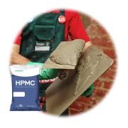 Construction Chemicals Raw Materials Thickener Cellulose Ether HPMC Powder for Lightweight Plastering Plaster