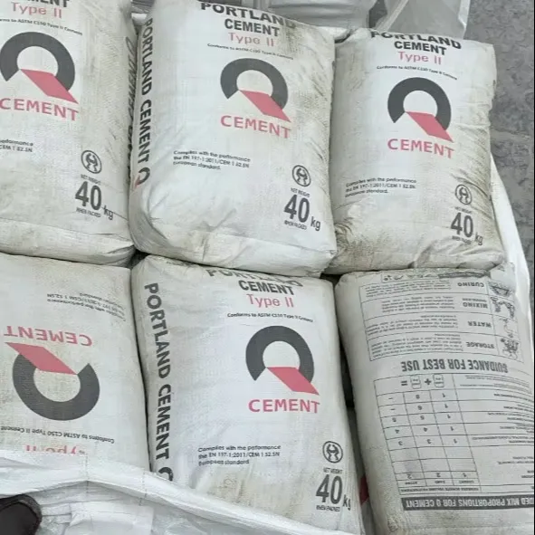 Portland Cement 50kg/42.5kg International Prices Grey Cement Grade PO42.5R From China